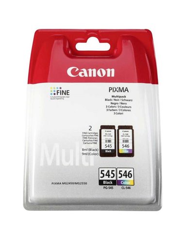 Ink Canon PG-545 CL-546 Multi Pack Black and Colour 8287B005