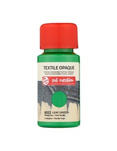 Talens χρώμα textile opaque 6032 leaf green 50ml