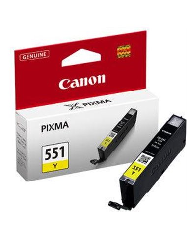 Ink Canon No 551 CLI-551 Yellow Ink - 7ml