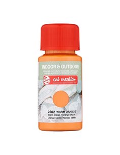 Talens χρώμα indoor/outdoor 2502 warm orange 50ml