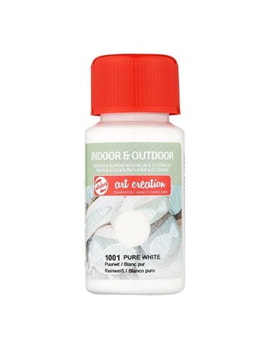 Talens χρώμα indoor/outdoor 1001 pure white 50ml