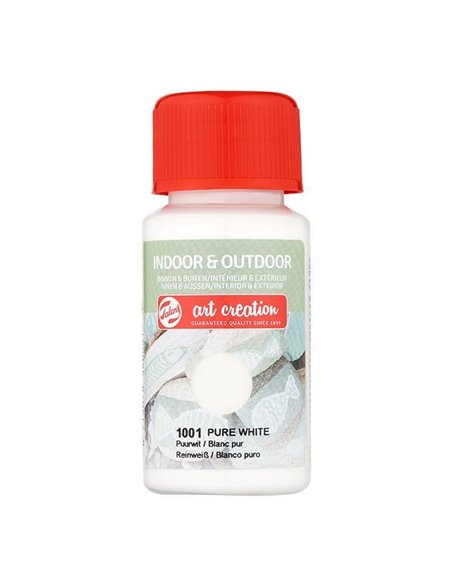 Talens χρώμα indoor/outdoor 1001 pure white 50ml