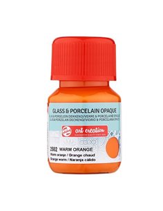 Talens χρώμα glass/porcelain opaque 2502 warm orange 30ml