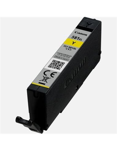 Canon CLI-581XLY High Yield Yellow Ink Cartridge 8,3ml