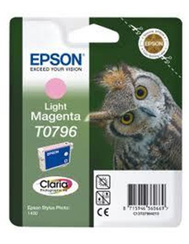 Ink Epson T0796 C13T07964020 Claria Light Magenta - 11ml - 930Pgs