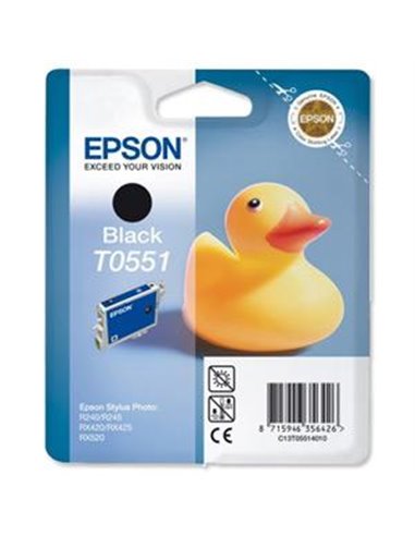 Ink Epson T0551 C13T05514010 Intellidge Black - 8ml - 290Pgs