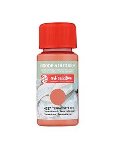Talens χρώμα indoor/outdoor 4027 terracotta red 50ml