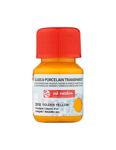 Talens χρώμα glass/porcelain transparent 2010 golden yellow 30ml