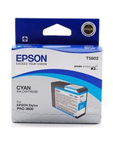 Ink Epson T05802 C13T580200 Cyan - 80ml