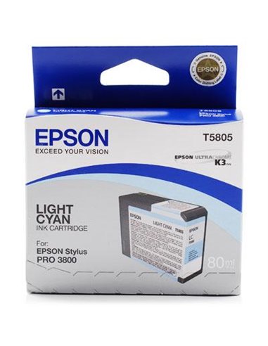 Ink Epson T5805 C13T580500 Light Cyan - 80ml