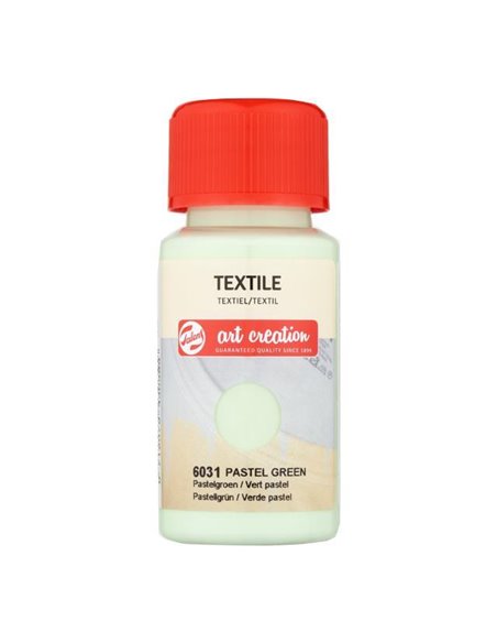 Talens χρώμα textile 6031 pastel green 50ml