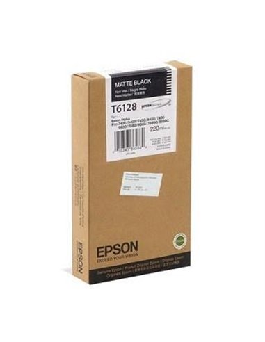 Ink Epson T6128 C13T612800 Matte Black High Capacity - 220ml