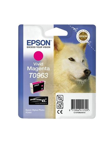 Ink Epson T0963 C13T09634020 UltraChrome Vivid Magenta with pigment