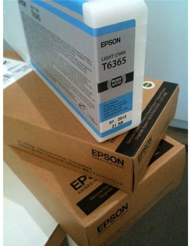 Ink Epson T6365 C13T636500 Light Cyan with pigment - 700ml