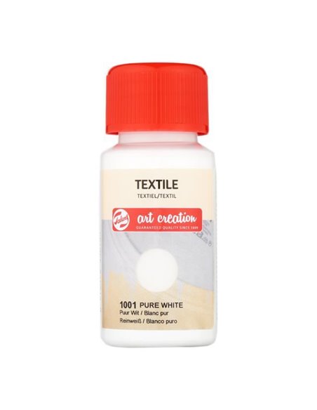 Talens χρώμα textile 1001 pure white 50ml