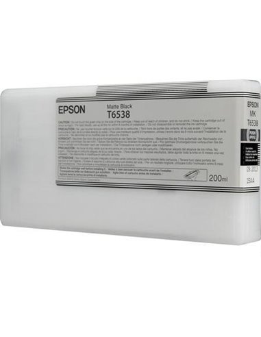 Ink Epson T6538 C13T653800 Matte Black UltraChrome HDR- 200ml