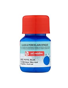 Talens χρώμα glass/porcelain opaque 5013 royal blue 30ml