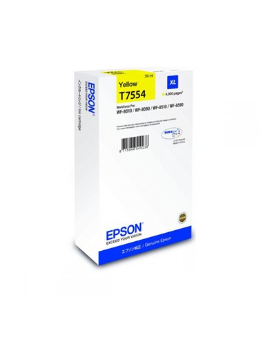 Ink Epson DURABrite C13T755440 Yellow Size XL 39ml 4K Pgs