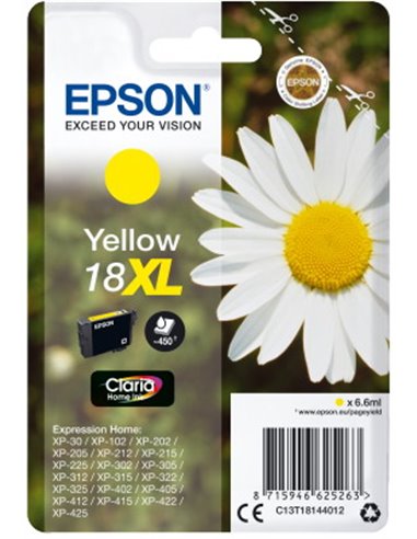 Ink Epson T181440 XL Yellow with pigment ink