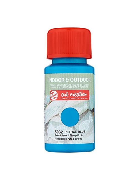 Talens χρώμα indoor/outdoor 5032 petrol blue 50ml