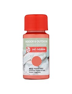 Talens χρώμα indoor/outdoor 4032 rusty red 50ml