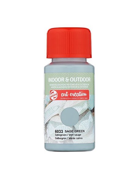 Talens χρώμα indoor/outdoor 6033 sage green 50ml