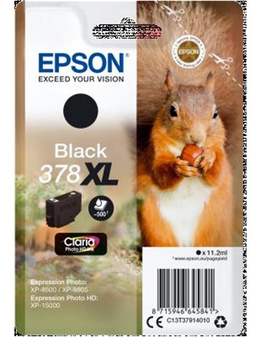 Ink Epson T3791 C13T379140 Black - 11.2ml