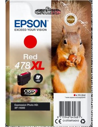 Ink Epson T04F5 C13T04F54010 Red - 10.2ml