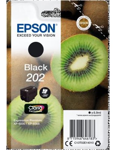Ink Epson T02E14 C13T02E14010 Black - 6.9ml