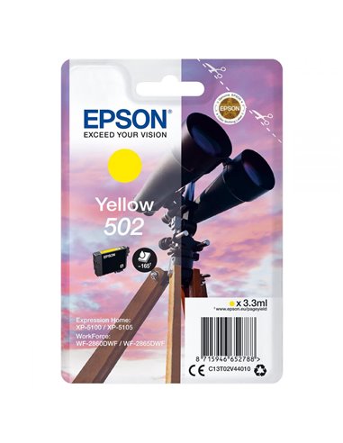 Ink Epson T02V44 C13T02V44010 Yellow - 3.3ml