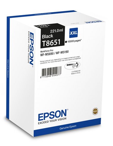 Ink Epson T866140 Black with pigment ink XL 2.5k pgs