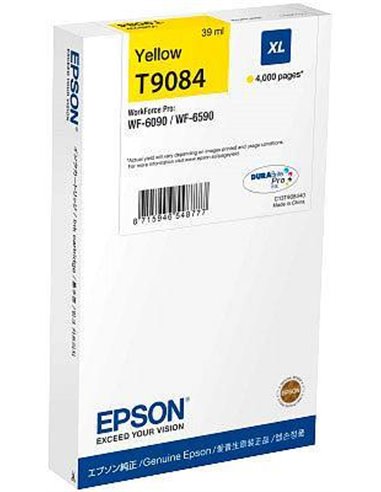 Ink Epson XL C13T908440 Yellow 39ml 4k pgs