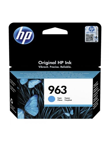 HP 963 Cyan Ink Cartridge ( 3JA23AE )