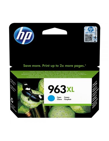 HP 963XL High Yield Cyan Ink Cartridge ( 3JA27AE )