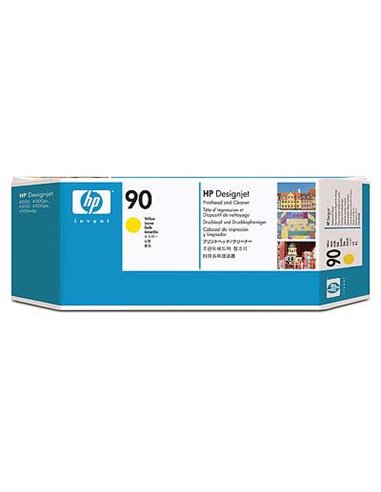 Ink HP No 90 Yellow Printhead and Cleaner