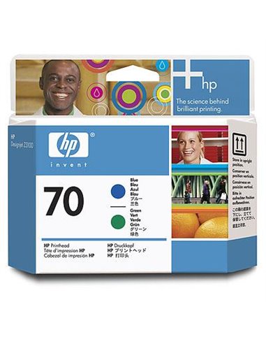 Ink HP No 70 Printhead Blue and Green