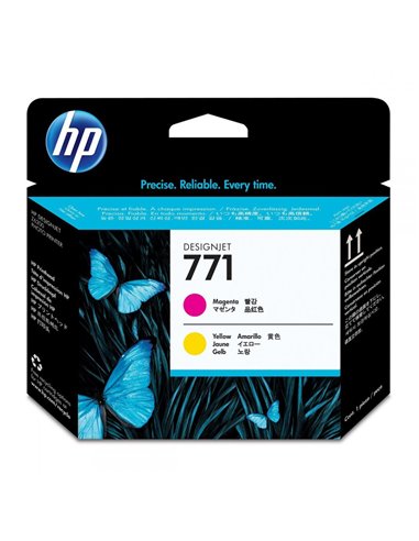 HP No 771 Matte Black Chromatic Red Printhead