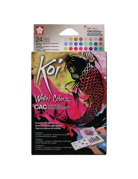 Sakura Koi cac νερομπογιές σετ 24 τεμ.