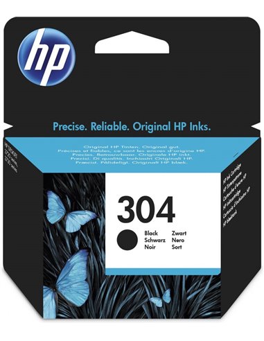 Ink HP No 304 Black Ink Crtr 120 pgs