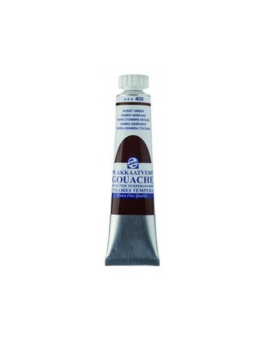 Talens τέμπερες extra fine 409 burnt umber 20ml