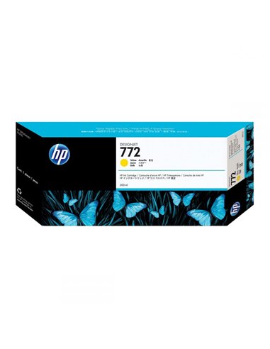 HP 772 300-ml Yellow DesignJet Ink Cartridge