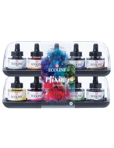 Talens υγρές νερομπογιές με πιπέτα 10 τεμάχια 30ml.