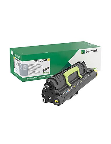 Developer Unit Laser Lexmark 72K0DY0 Yellow -300k Pgs