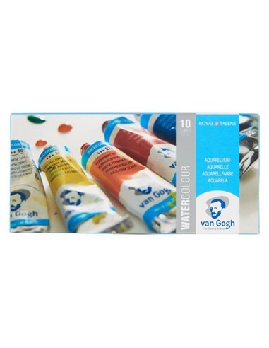 Talens van gogh νερομπογιές σετ 10 τεμ. 10ml.