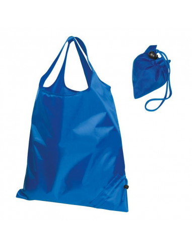 Τσάντα για ψώνια από πολυεστέρα μπλε 37,5x0,3x48εκ.