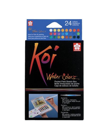 Sakura Koi νερομπογιές σετ 24 τεμ.