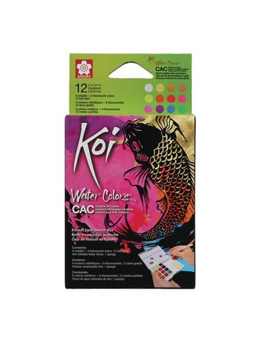 Sakura Koi cac νερομπογιές σετ 12 τεμ.