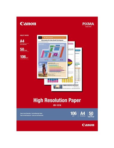 High Resolution Paper Canon HR-101N A4 50Shts 106g