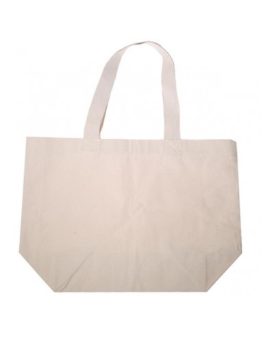 Τσάντα βαμβακερή με κοντό χερούλι Υ35x52x18εκ.