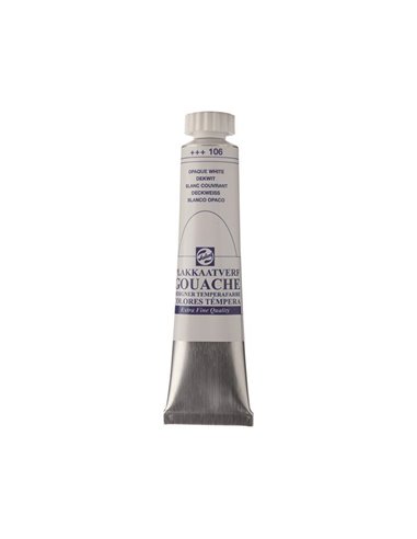 Talens τέμπερες extra fine 106 white opaque 20ml